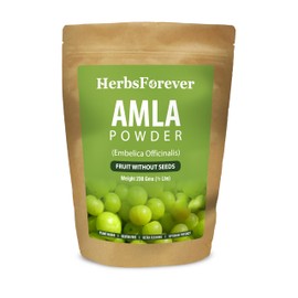 Herbsforever Amla Powder | Phyllanthus Emblica | Rich in Vitamin C & Natural Antioxidants | Supports Healthy Immunity & Digestion | Vegan, Non-GMO Superfood | 230g (8.1 oz) (230_GMS)