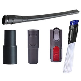 Flexible Extension Crevice Tool Compatible with Dyson V11 V10 V8 V7 Vacuum Cleaner with Quick Release Attachment Universal Tool Adapter Converter