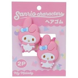 I Planning Sanrio Characters Hair Rubber 2-Piece Set, My Melody K9715B