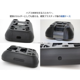 MOUNTPEAK SwitchBot Hub3 Smart Remote Control Compatible Hub 3 Wall Mount Holder Hub 3 Compatible Hub 3 Cover Drywall Mount Black Made in Japan