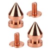 100 Sets Spiked Cone Spike Stud Rose Gold High Hardness