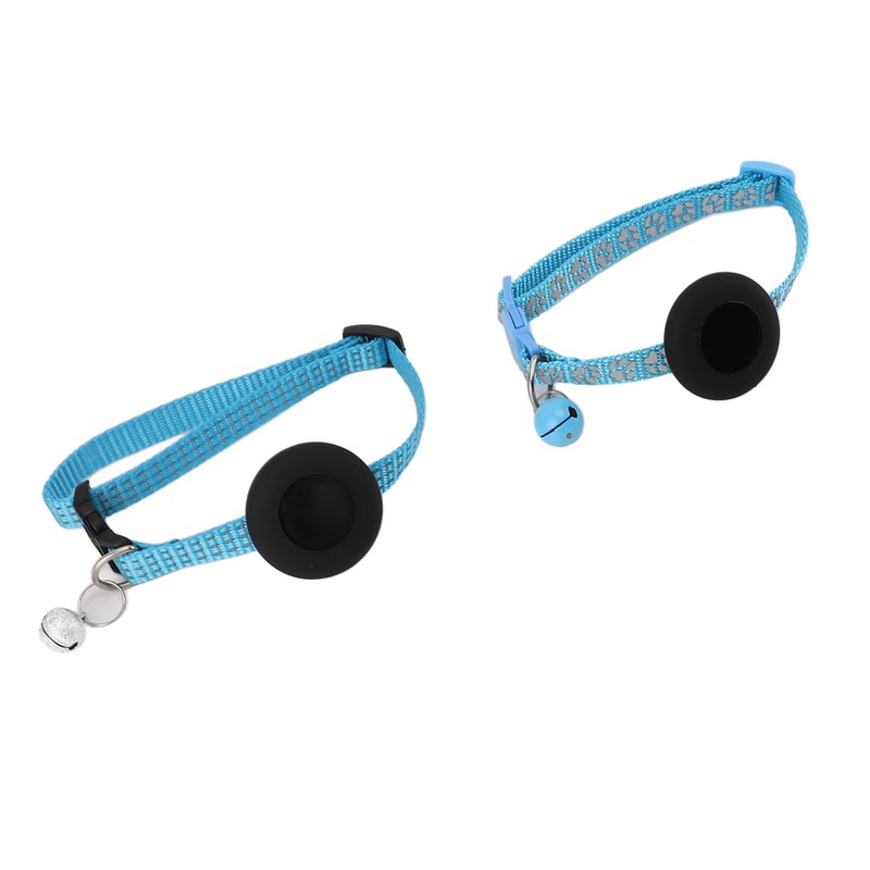 2pcs Reflective Dog Collar Soft Nylon Dog Collar Adjustable Pet