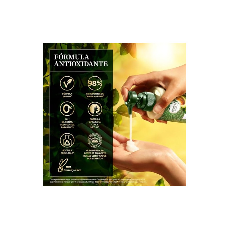 Herbal Essences Crema para peinar rizos Nutre e Hidrata Pequi