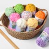 Fuzzy Chenille Yarn for Crocheting,Velvet Baby Blanket Yarn for Crocheting,Soft