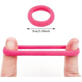 Hair Ties Combo Pack, Multi-Color Elastic Hair Bands Seamless Small Hair Ties Bands 101PC No Damage Ties for Ponytail Braid Holder Included With 1 Vibrant Scrunchy