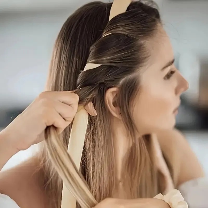 Curly Ondas En Cabello Rizos Sin Calor Tubo Con 2