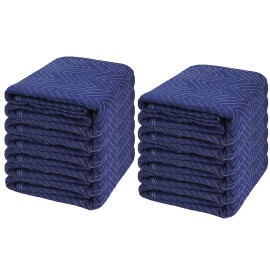 Boxer Tool Moving Blanket Padded - Pro Value - Furniture Pads 80" x 72" - 12 Pack