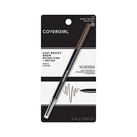 COVERGIRL Easy Breezy Brow Micro-Fine + Define Pencil, Honey Brown, 0.03 Pound (packaging may vary)