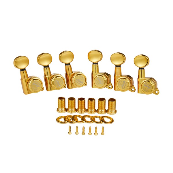 6 Inline Guitar Locking Tuners 18:1 Guitar Tuning Keys Pegs