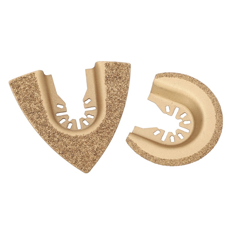 10Pcs Oscillating Saw Blade Triangle Semicircular High Carbon Steel Multitool