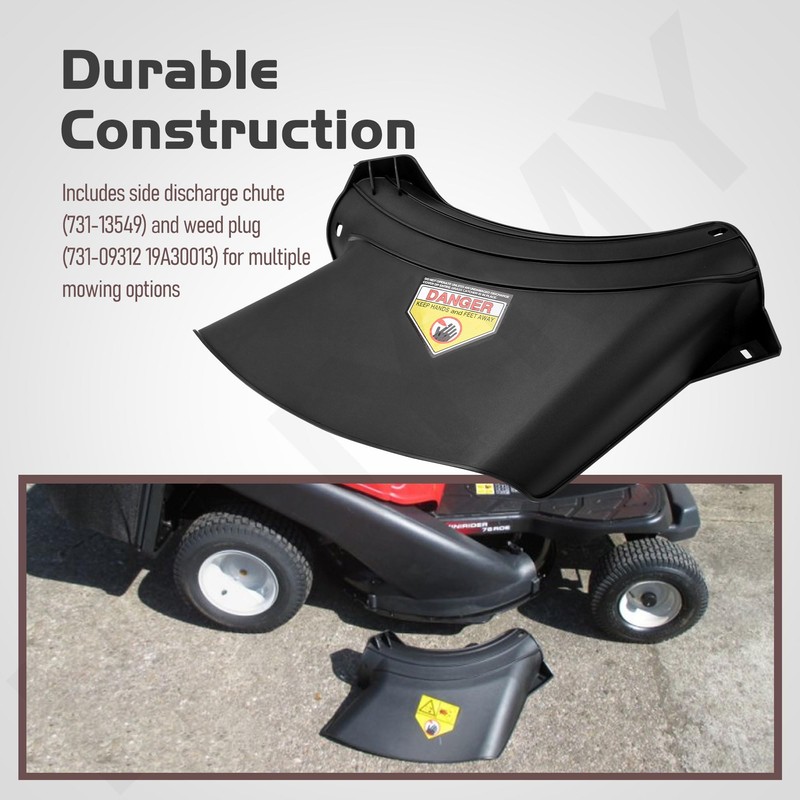 HTJYMY 731-13549 30″ Side Discharge Chute & 731-09312 19A30013 30″