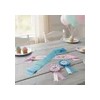 Banda Baby Shower Mom To Be Dad Azul Rosa Reveal