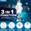 2 Packs Tobasovk Light Socket to Plug Adapter, 3 Prong