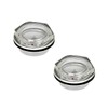 Ganter Normelemente GN 541-14-G1/2-A Oil Sight Glass with Reflector Plastic