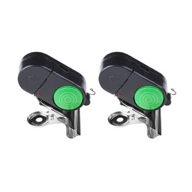 LIOOBO 4PCS Fish Alarm Bite Indicator Sound LED Fishing Alarm Waterproof Battery Powered Clip on Fishing Rod Night Fishing Supplies