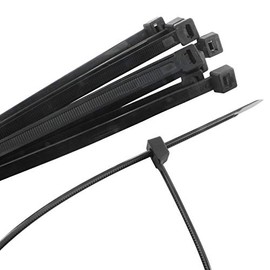 10pcs Cable Ties Zip Ties Black 9mm X 800mm Strong Nylon UV Stabilised