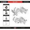 Zefal Pedal Cleats Pedal Straps Christophe 516 Black
