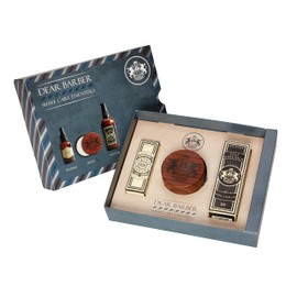 Dear Barber Shave Care Essentials Gift Set, Pre, During & Post Shave Essentials, Contains 30ml Shave Oil, 100ml Shave Cream & 100ml Post-Shave Balm