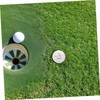 Kisangel 6pcs Golf Training Balls Durable White Rubber Practice Balls