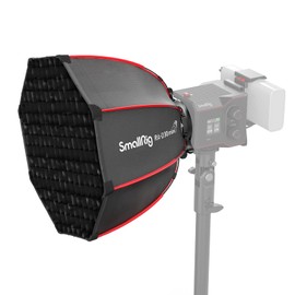 SmallRig RA-D30 Mini Parabolic Softbox, 11.4 inches (29 cm), Quick Release, Compatible with SmallRig RC60/100 COB LED Video Light, Suitable for Studio, LED Video Light, Speedlight Shooting and More Softbox 4358