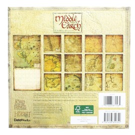 LORD OF THE RINGS - MIDDLE EARTH MAPS - 2017 MINI WALL CALENDAR