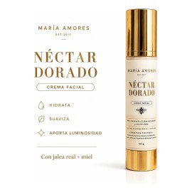 María Amores - Crema Facial Hidratante Miel Jalea Real María Amores 50 G - 50 G | DORADO - Daily Care