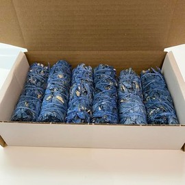 VIE Wholesale Smudge Sticks, White Sage and Nag Champa 4", Pack of 6