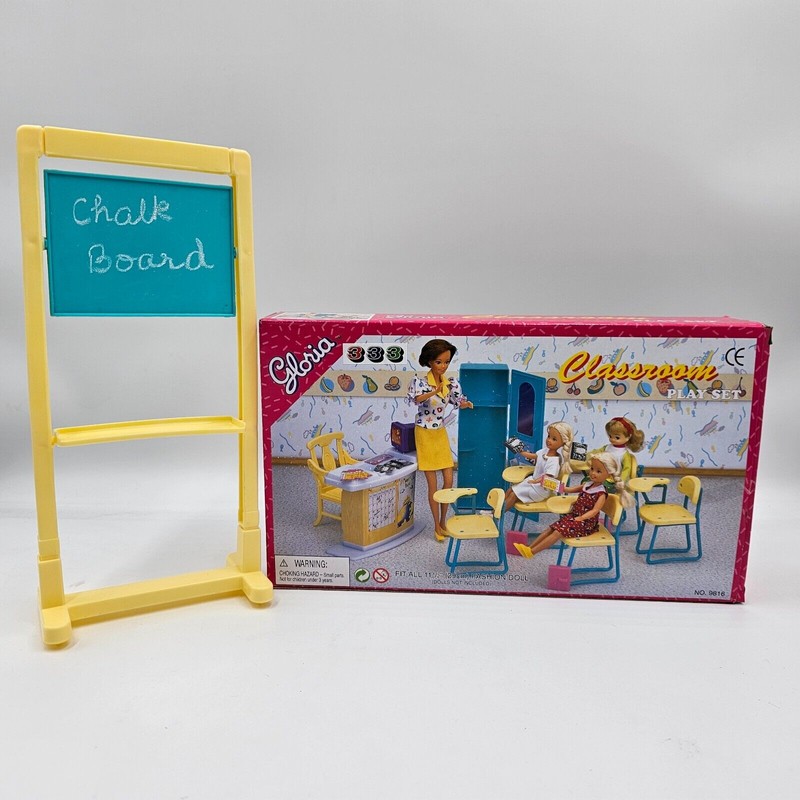 Gloria Classroom Dolls Furniture+ Chalk Board