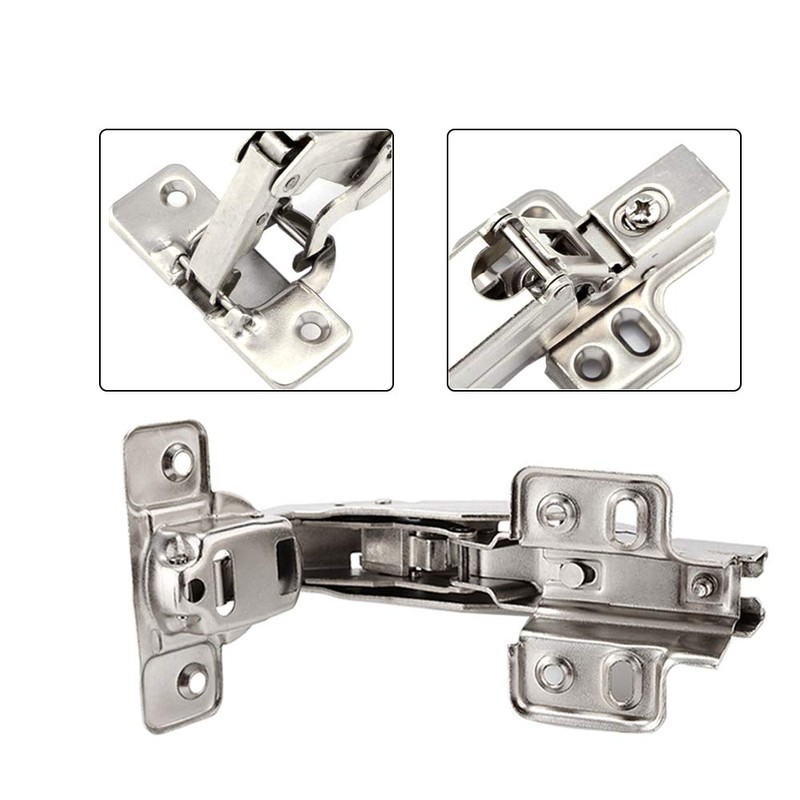 Saipor 2pcs 175 Degree Sliding Hinge Copper Core Slide Hinges