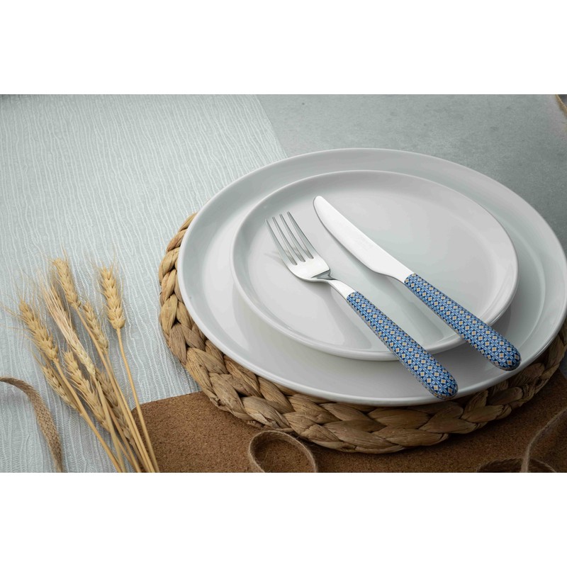 Grunwerg Greenworks 24 Piece Boxed Cutlery Set, Recycled Plastic, Eco-Friendly,