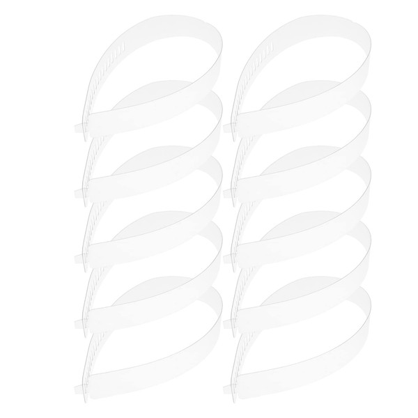 VICASKY 100pcs Shirt Collar Support Clear Collar Stays Shirt Collar