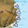 PATIKIL Archery D Loop, 2 Set Compound Bow Metal U