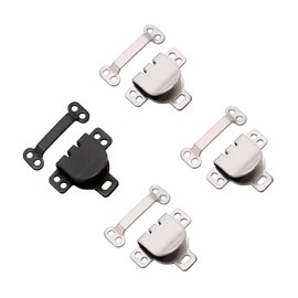 Lakesstory Metal Hooks & Eyes Sewing Hooks and Eyes Closure Assorted for Bra Trousers Skirt Dress and Sewing DIY Craft - 4 Sets in a Pack - 2 Black Set and 2 Nickel Sets