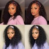 Wig for Women,16 Inch Curly Glueless Wigs for Black Women,Pelucas