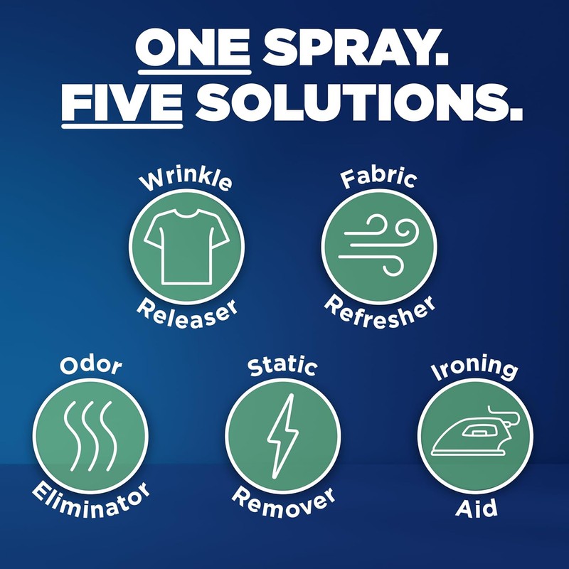 Downy Wrinkle Releaser Spray, All In One Formula, Removes Wrinkles,