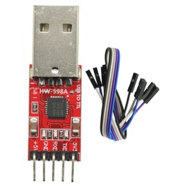 GODIYMODULES 2PCS CP2102 USB to Serial Converter USB to TTL UART Download 5PIN Module with Dupont Line