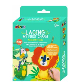 Avenirkids DIY Lacing my First Charm Animal Friends 3+, 3pcs