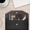 Molain Wallet with Money Envelope, Wallet Made of PU Leather,