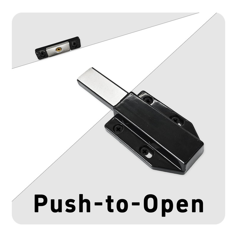 AUXBC 4Pcs Magnetic Push Latch, Heavy Duty Touch Release Cabinet