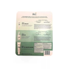 RoC Hyaluronic Acid Multi Correxion 3 Step Bundle: Eye Cream, 0.5 FL OZ + Serum