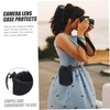 TEHAUX 3pcs Neoprene Camera Lens Storage Bags Drawstring Lens Protectors