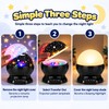 Rotating Starry Sky Night Light Projector, Moon and Star Ceiling