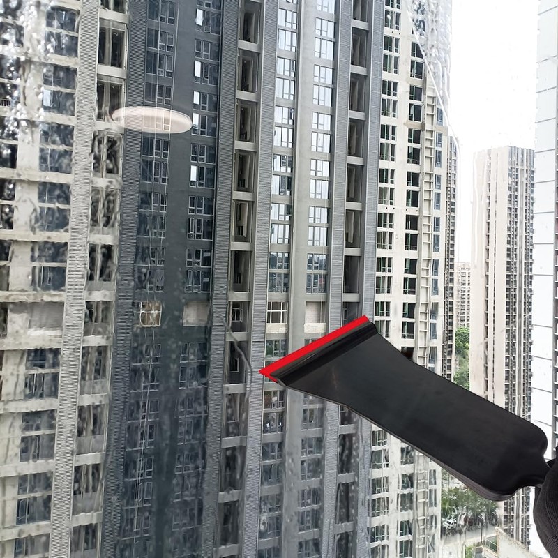 Wider Bulldozer Squeegee Water Blade Handle Scraper Side Wiper Swiper