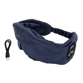 Wireless Music Eye Cover Night Sleep BT Eyeshade Smart Light Blocking Eyeshade Ultra Thin Headset Blue