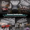 Hexagon Garage Lights Y Connectors 2 Pack, Exclusively Compatible Brand