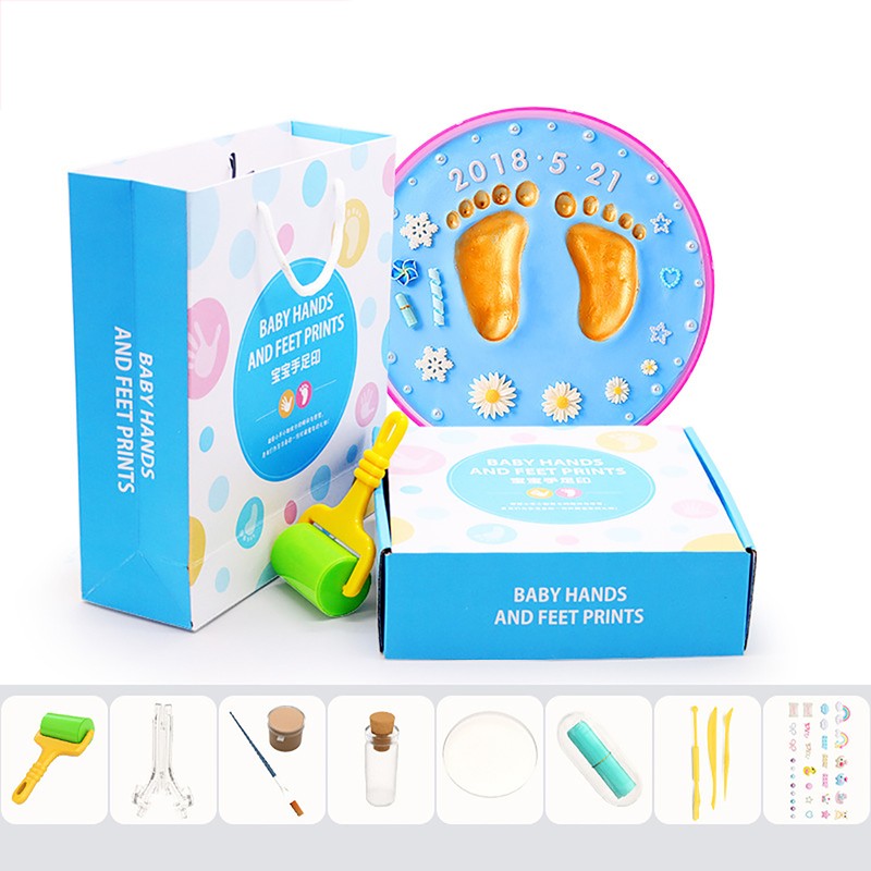 Baby Hand and Foot Prints DIY Handprint Footprint Mud Good