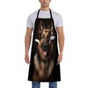 Turamurra German Shepherd Apron for Women, 28x33in, Kitchen Chef Aprons