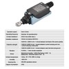 Heschen Limit switch TZ-8112 Micro Switches Parallel Roller Plunger Enclosed