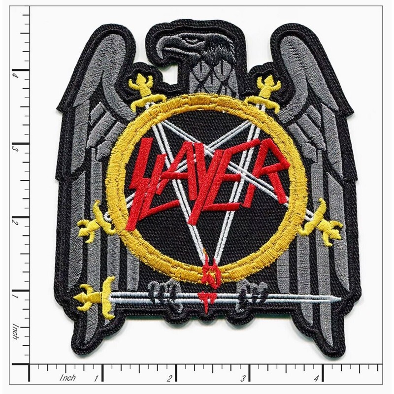 Patchwork Paradise Slayer Eagle Logo Embroidered Iron On Patch -