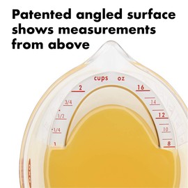 OXO GG 1050585BK Angled Measuring Cup, 1-Cup, Black